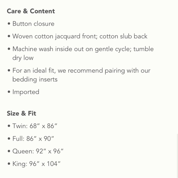 Tasseled Araya Duvet- Full Size -Anthropologie ✨LIKE NEW✨ - Picture 6 of 6